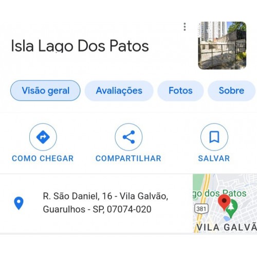 Cliente - Isla Lago Dos Patos - Guarulhos - SP  São Paulo